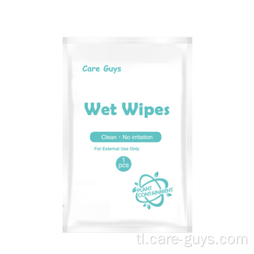 Oem alkohol na wet wipes para sa paglilinis ng kamay